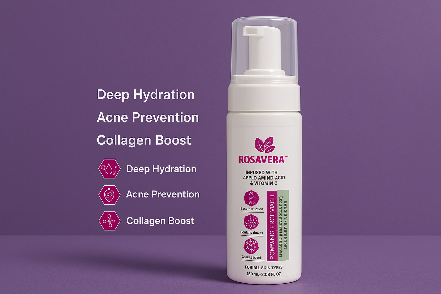 Pack of 2 - Face Cleansing Foam Facewash | 300 ml