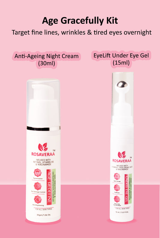 Age Gracefully Kit (Anti-Ageing Night Cream + EyeLift Under Eye Gel)
