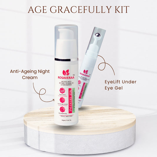 Age Gracefully Kit (Anti-Ageing Night Cream + EyeLift Under Eye Gel)